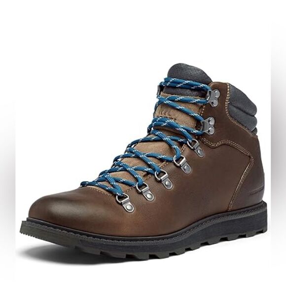 SOREL Madison hiking camp boots waterproof leather boots. NWT M 7.5/W9.5 - Picture 1 of 13